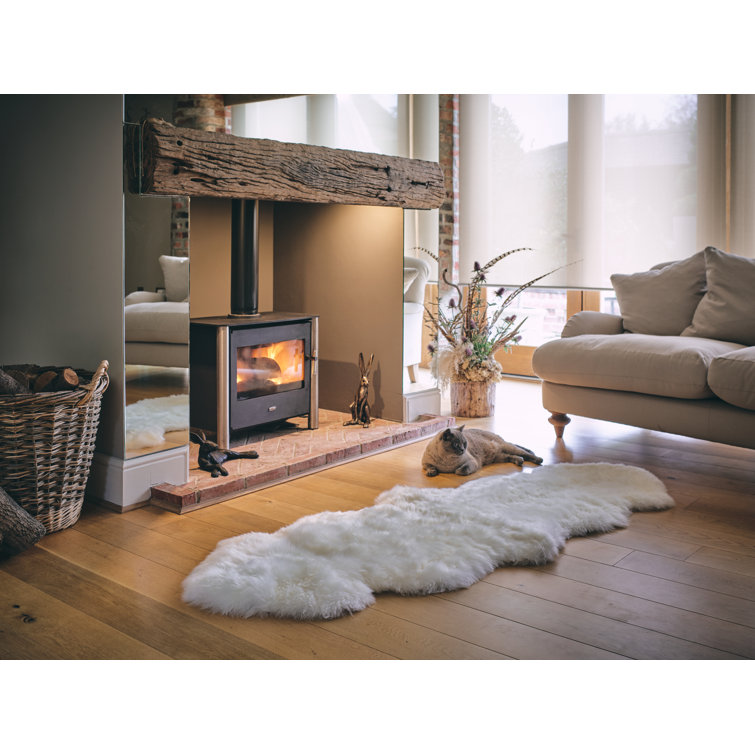 Bowron Sheepskin Long Wool Gold Star Sheepskin Ivory Rug & Reviews